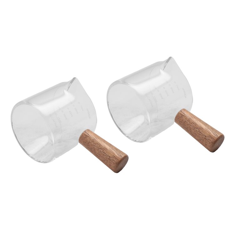 B50C 2Pcs Double Spouts Espres - Espresso Shot Glass recension och pris
