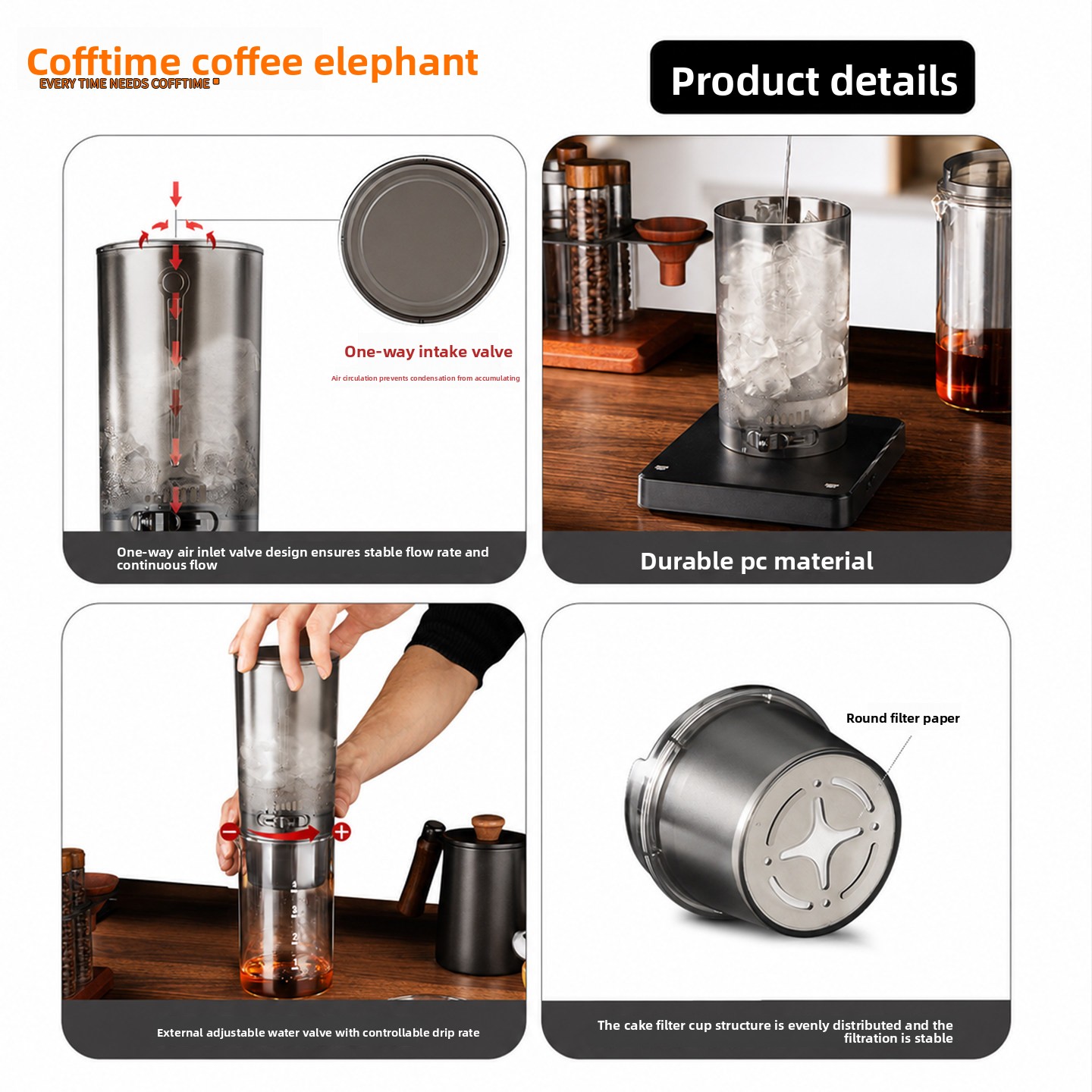 450ml Cold Brew Coffee Maker I - Coffee Equipment For Camping recension och pris