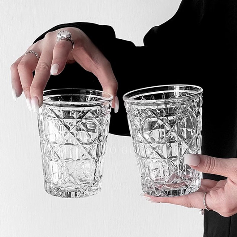 2pcs 310ml Vintage Diamond Pat - Espresso Shot Glass recension och pris