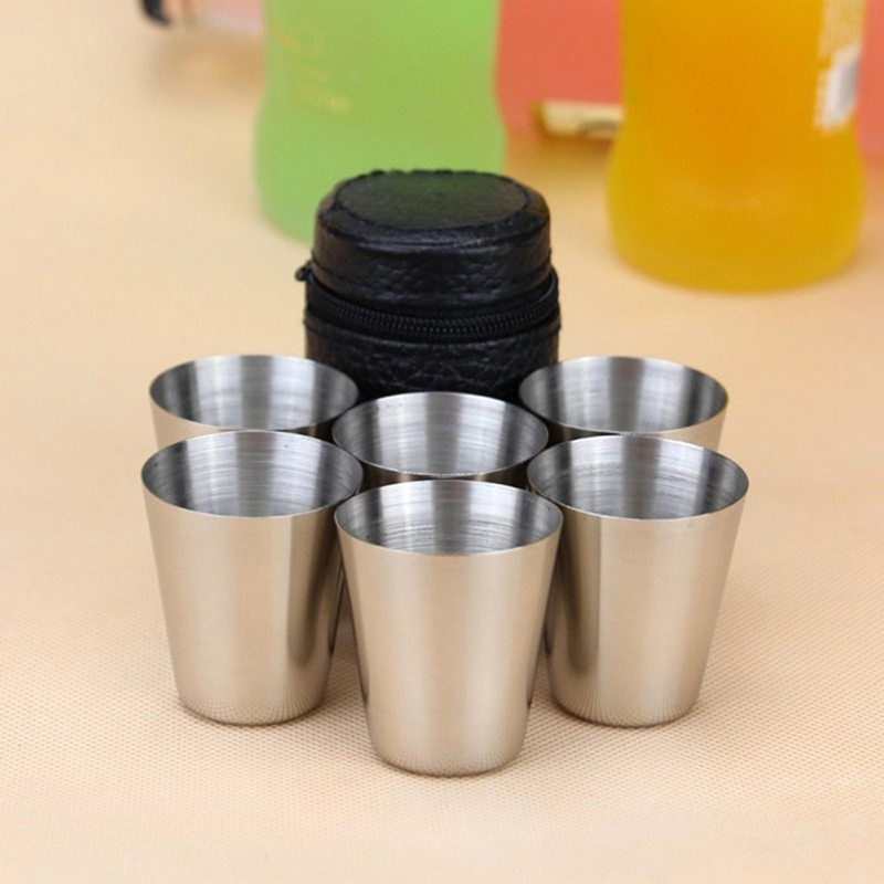 4/6Pcs Stainless Steel Cups Mi - Espresso Shot Glass recension och pris