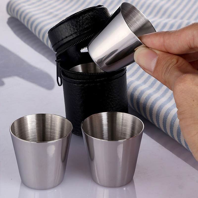 4/6Pcs Stainless Steel Cups Mi - Espresso Shot Glass recension och pris