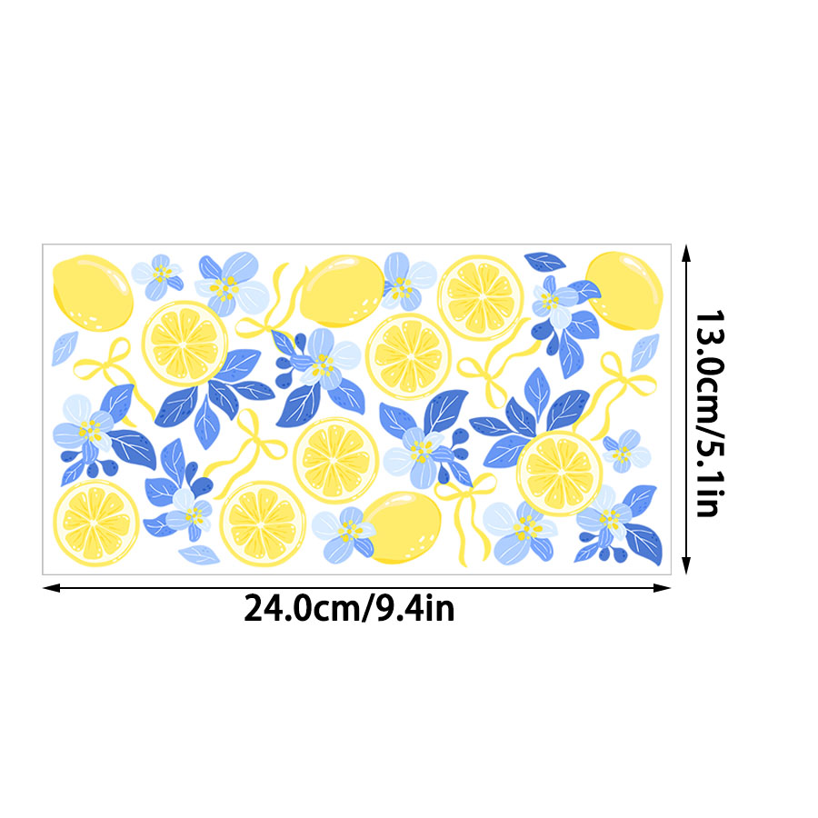 Lemon Floral UV DTF Transfer S - Espresso Shot Glass recension och pris