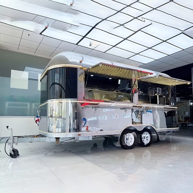 Custom Food Truck Trailer Full - Coffee Van Equipment recension och pris
