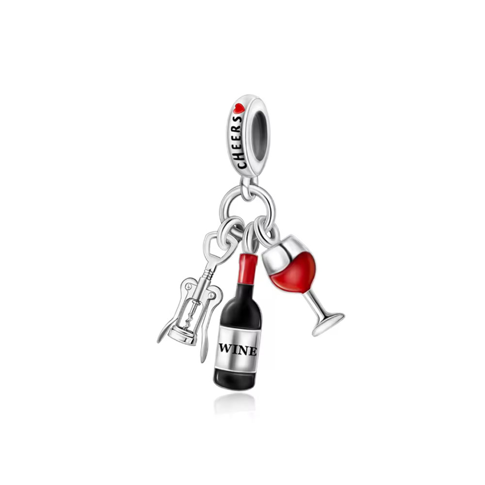 925 Silver drink series Charm  - Espresso Shot Glass recension och pris