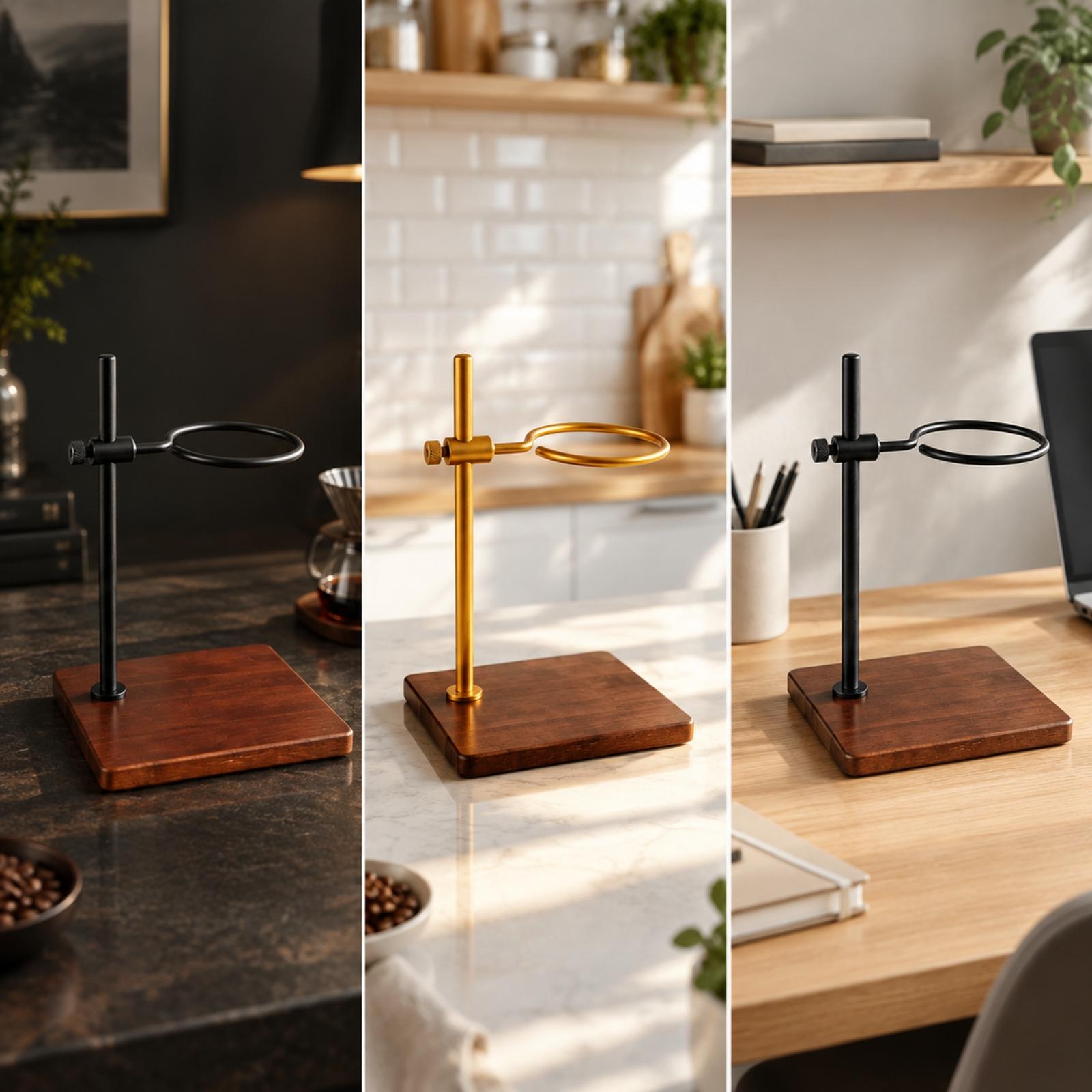 Adjustable Wooden Coffee Drip  - Coffee Equipment Pour Over recension och pris