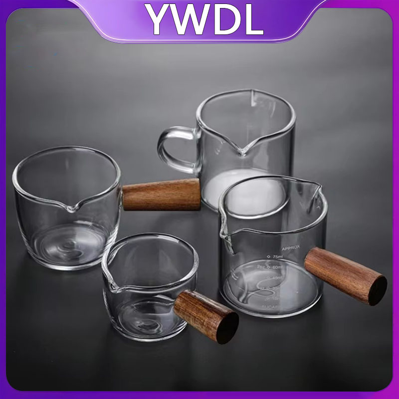50-250ml Wood Handle Glass Esp - Espresso Shot Glass recension och pris