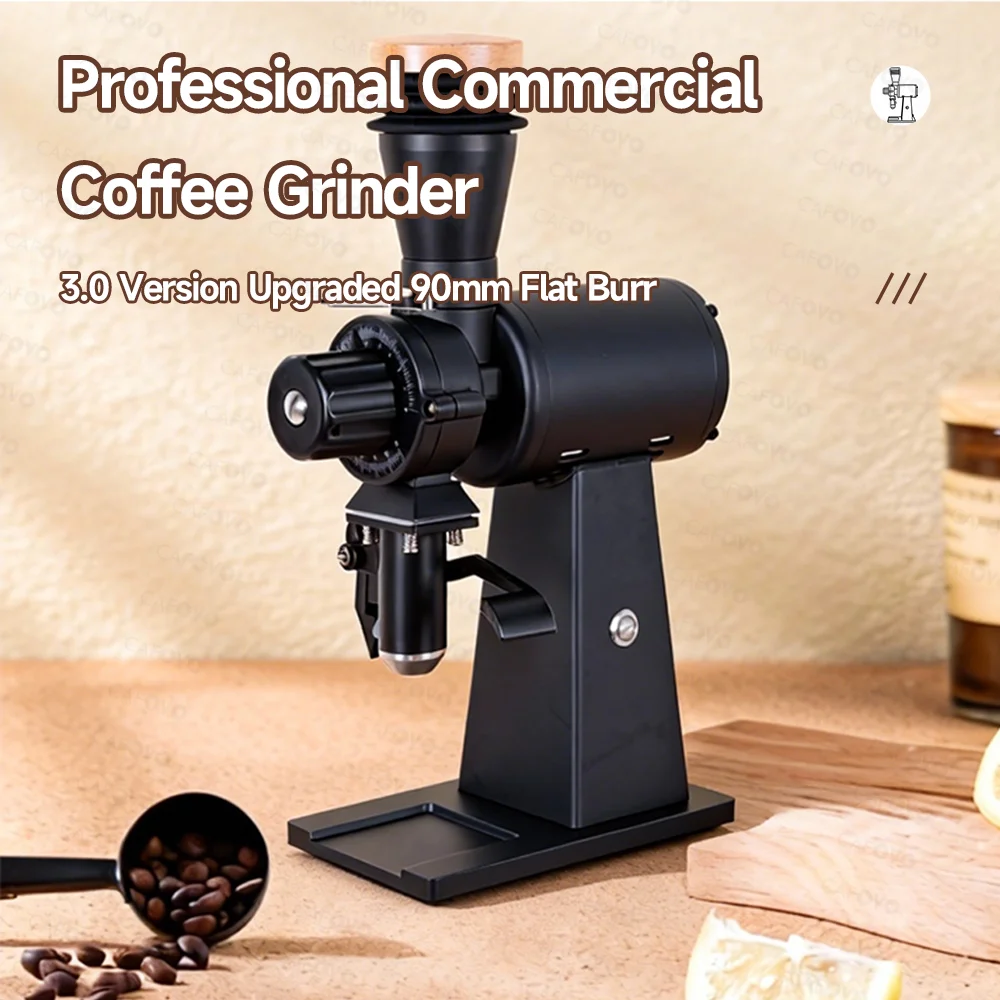 CAFOVO G290F Straight Drop Cof - Coffee Grinder Burr Flat recension och pris